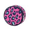 Viv & Lou Women's Jewelry Case In Pink Leopard