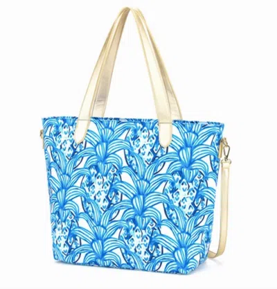 Viv & Lou Women's Lookin' Pine Travel Tote Bag In Blue