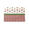 VIVA BY VIETRI BOHEMIAN LINENS TREE RED/GOLD REVERSIBLE PLACEMATS - SET OF 4