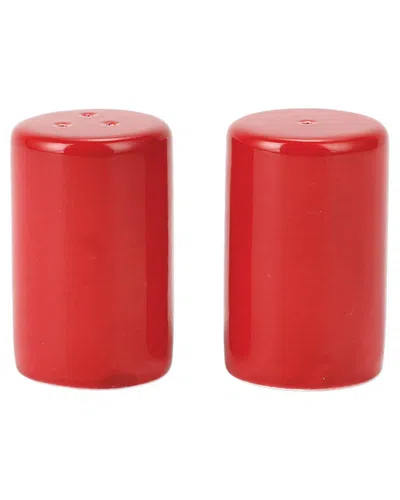 Viva By Vietri Chroma Salt & Pepper With $2 Credit In Red