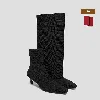 Vivaia 2-in-1 Detachable Mid Heel Boots (rita) In Black