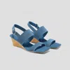 Vivaia Adaptall™ Slingback Wedge Sandals (giovanna) In Blue