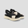 Vivaia Adaptall Sport Sandals In Black Ivory