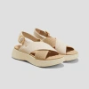 Vivaia Adaptall Sport Sandals In Ivory Nude
