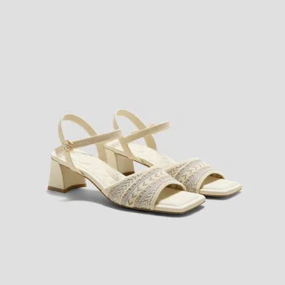 Vivaia Adaptall™ Square-toe Sandals (janine)|ashy Thread|uk 3 In Neutral