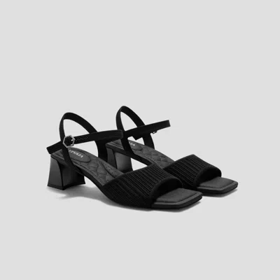 Vivaia Adaptall™ Square-toe Sandals (janine)|black|us 11