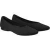 Vivaia Almond-toe Ballet Flats In Black