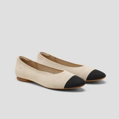 Vivaia Almond-toe Ballet Flats (tamia 2.0) In Neutral