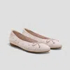 Vivaia Almond-toe Bow Flats (tiana) In Neutral