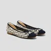 Vivaia Almond-toe Bow Flats (tiana) In Multi