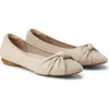Vivaia Almond-toe Knotted Flats
