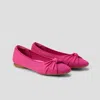 Vivaia Almond-toe Knotted Flats (bibi) In Purple