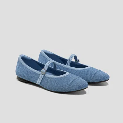 Vivaia Almond-toe Mary-jane Adaptall™ (tamia Mary-jane) In Blue