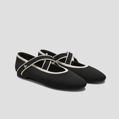 Vivaia Almond-toe Mary-jane Flats (nia) In Multi