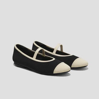 Vivaia Almond-toe Mary-jane (tamia Mary-jane) In Black
