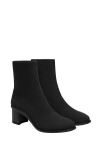 Vivaia Almond-toe Running Heel Boots In Black
