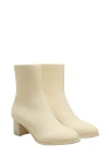 Vivaia Almond-toe Running Heel Boots In White