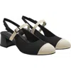 Vivaia Almond-toe Slingback Mary-jane Sandals