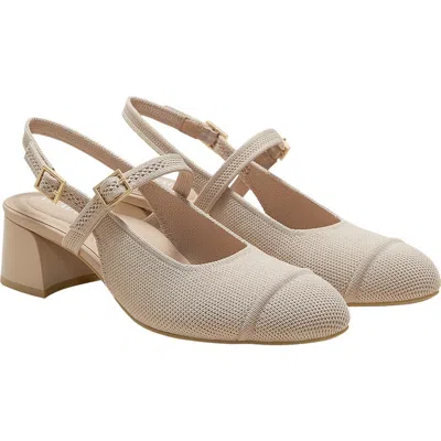 Vivaia Almond-toe Slingback Mary-jane Sandals