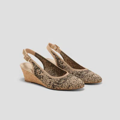 Vivaia Almond-toe Slingback Wedge Sandals (tamia Slingback Wedge Pro) In Multi