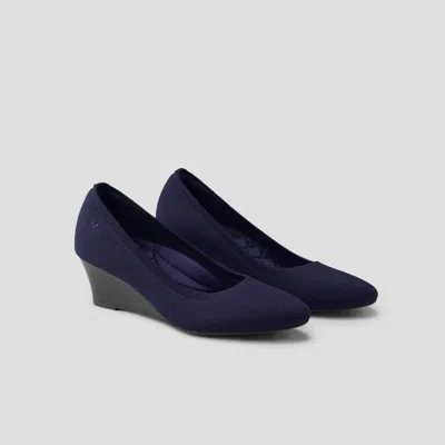 Vivaia Almond-toe Wedge (tamia Wedge Pro) In Blue
