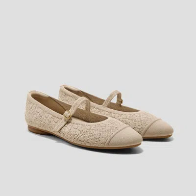 Vivaia Almond-toe Mary Jane Adaptall™ (tamia Mary-jane)|almond Floral|us 11 In Neutral