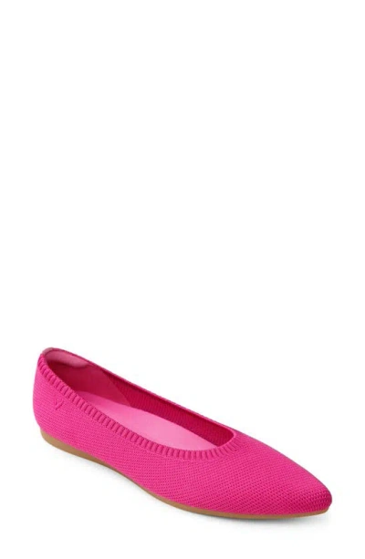 Vivaia Aria 5º Pointed Toe Flat In Pitaya