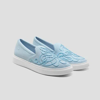 Vivaia Classic Slip-on Unisex Sneakers (v-tune) In Blue