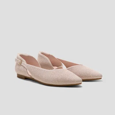 Vivaia D'orsay-ballerinas Mit Spitzer Spitze (malory)|rose Gold Brickwork|uk 2.5