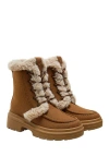 Vivaia Faux Fur Water-repellent Lightweight Warm Boots In Brown