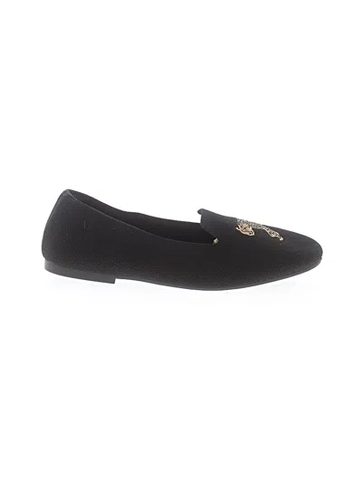 Pre-owned Vivaia Flats In Black