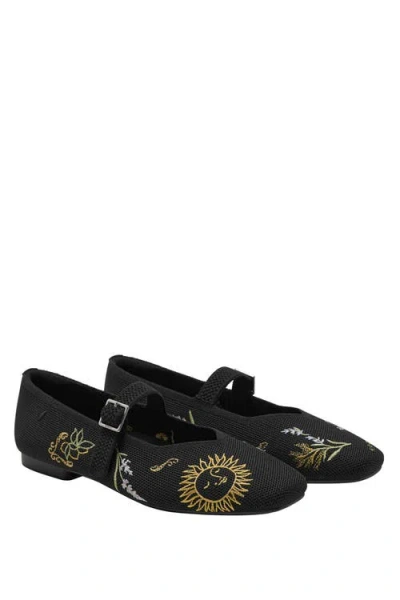 Vivaia Healing Garden | Square-toe Mary Janes In Black
