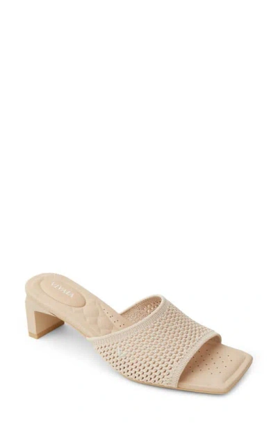 Vivaia Juliet Pro Slide Sandal In Almond Mesh