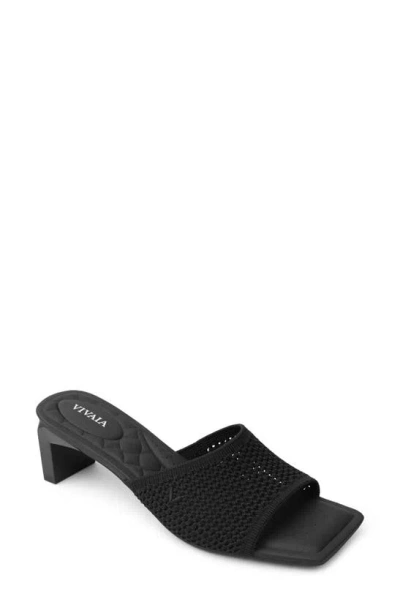 Vivaia Juliet Pro Slide Sandal In Black Mesh