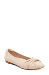 Vivaia Knotted Water Resistant Almond Toe Flat