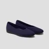 Vivaia Lightweight Almond-toe Flats (tamia Walker) In Blue