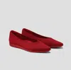 Vivaia Lightweight Pointed-ballet Flats (aria Walker) In Red