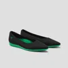 Vivaia Lightweight Pointed-ballet Flats (aria Walker) In Black