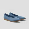 Vivaia Lightweight Pointed-ballet Flats (aria Walker) In Blue