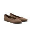 Vivaia Lightweight Pointed-ballet Flats In Espresso