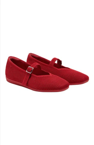 Vivaia Lightweight Square-toe Mary-jane In Red