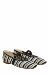 Vivaia Margot Mary-jane Square-toe Ballet Flats In Black