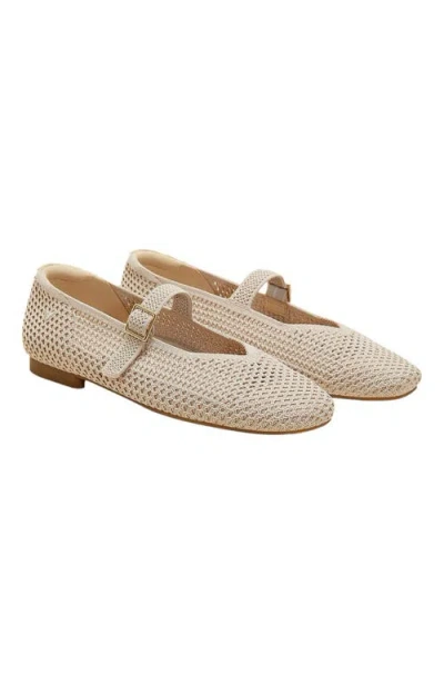 Vivaia Margot Mary-jane Square-toe Ballet Flats In Brown
