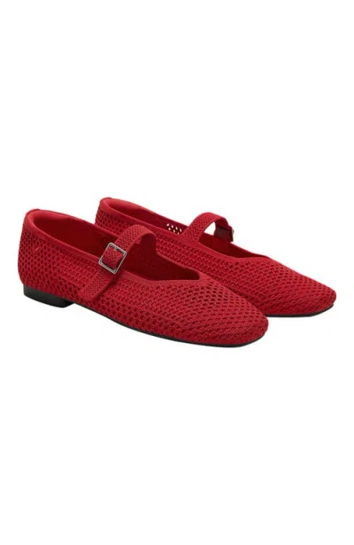 VIVAIA VIVAIA MARGOT MARY-JANE SQUARE-TOE BALLET FLATS