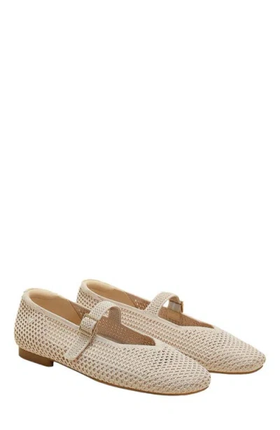 Vivaia Margot Mary-jane Square-toe Ballet Flats In Neutral