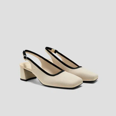 Vivaia Margot™ Slingback Heels (mikko)|cream Ivory & Black|us 10