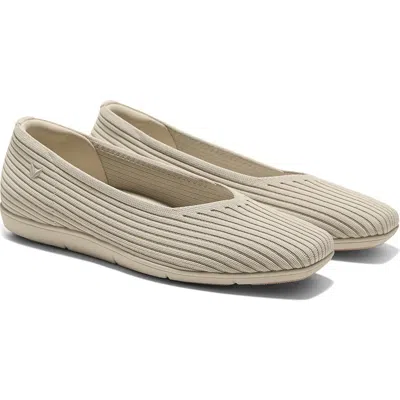 Vivaia Margot Walker Air Lightweight Square-toe Flats In Neutral