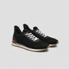 Vivaia Mix-texture Slip-on Sneakers (astra) In Black