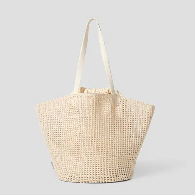 Vivaia Paper Yarn Tote (percie)|cream Ivory| In Neutral