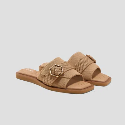 Vivaia Pillow Top Slide Sandal (micah) In Brown
